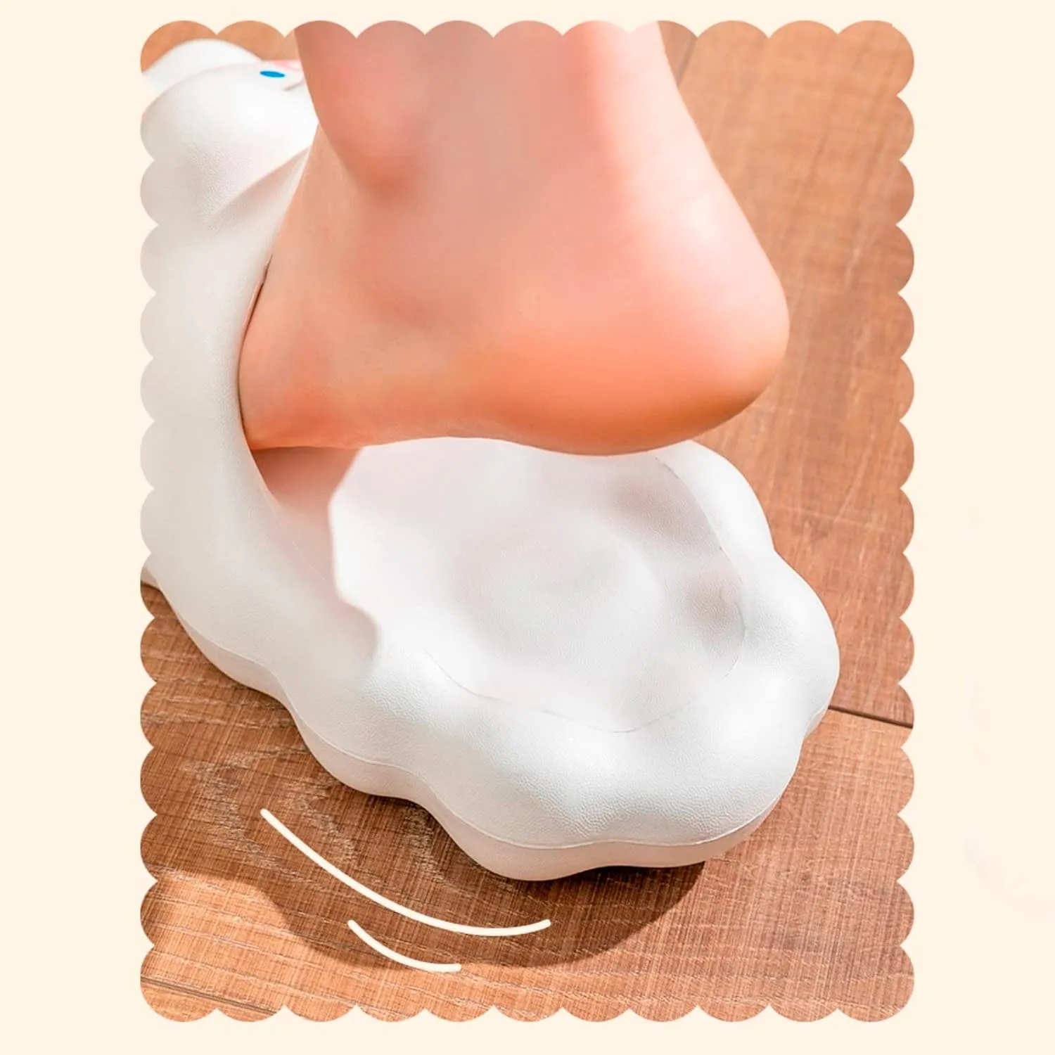 Shower Shoes for Women Open Toe Shower Shoes Bathroom Sandals Pillow Slippers Women's Breathable Casual Sandals
