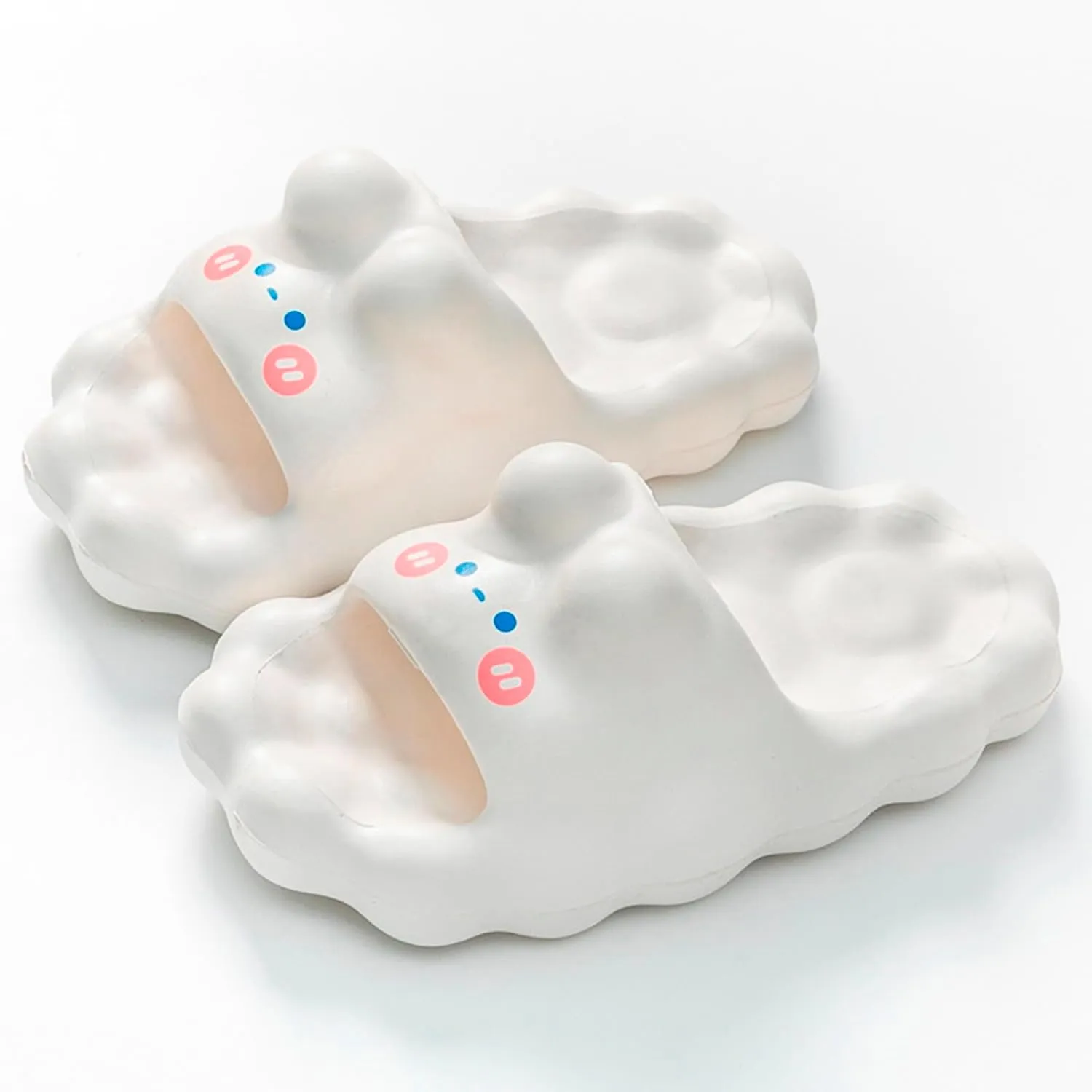 Shower Shoes for Women Open Toe Shower Shoes Bathroom Sandals Pillow Slippers Women's Breathable Casual Sandals