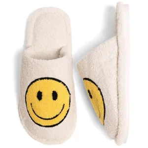 Slippers |  Soft Happy Face Slipper | Fashion City