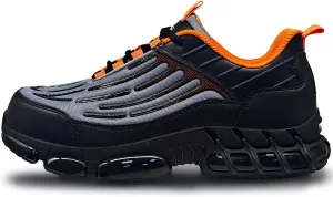 Steel Toe Shoes for Men Lightweight Comfortable Safety Shoes for Men Indestructible Work Shoes for Construction