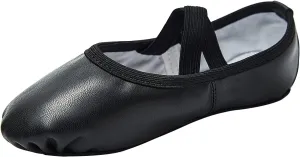 Stelle Ballet Shoes for Girls Toddler Dance Slippers Soft Leather Ballerina Boys Shoes for Toddler/Little Kid/Big Kid/Women