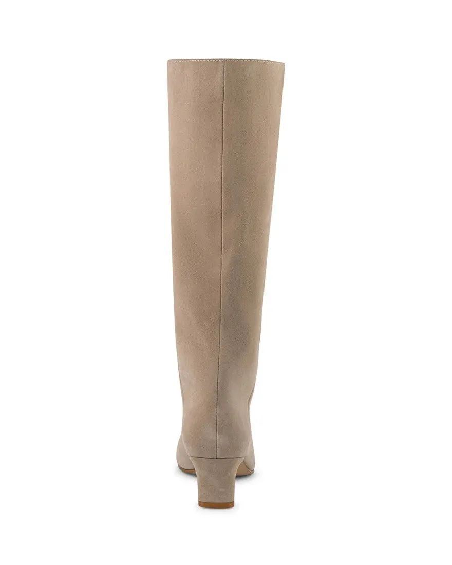 Steve Madden Dagne Boots - Taupe Suede - FINAL SALE