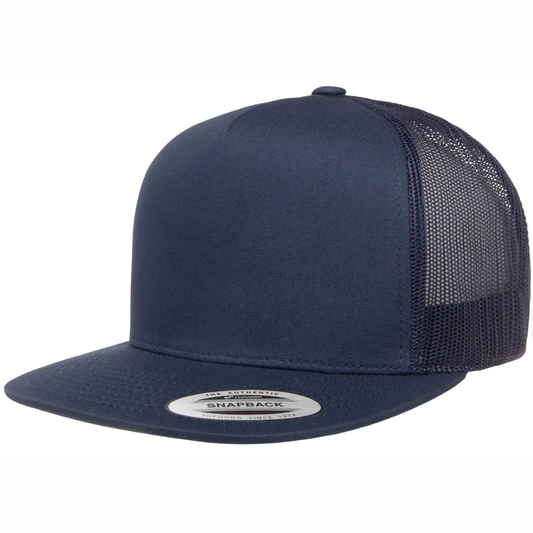 The Flexfit YP Classic Flat Peak Trucker Cap