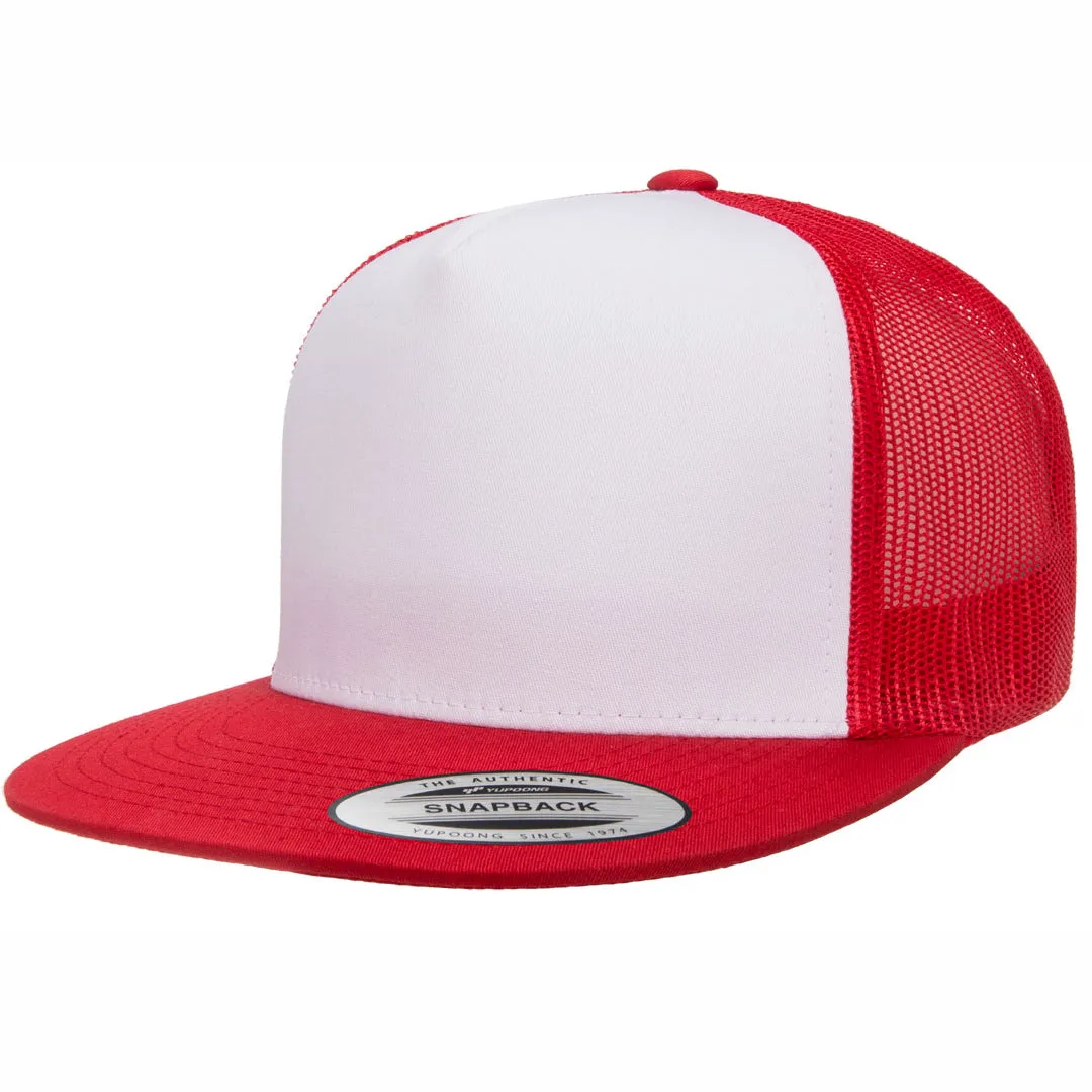 The Flexfit YP Classic Flat Peak Trucker Cap