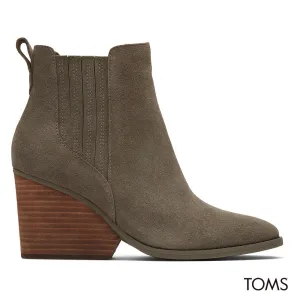 TOMS Women Noa Olive Suede Ankle Boot