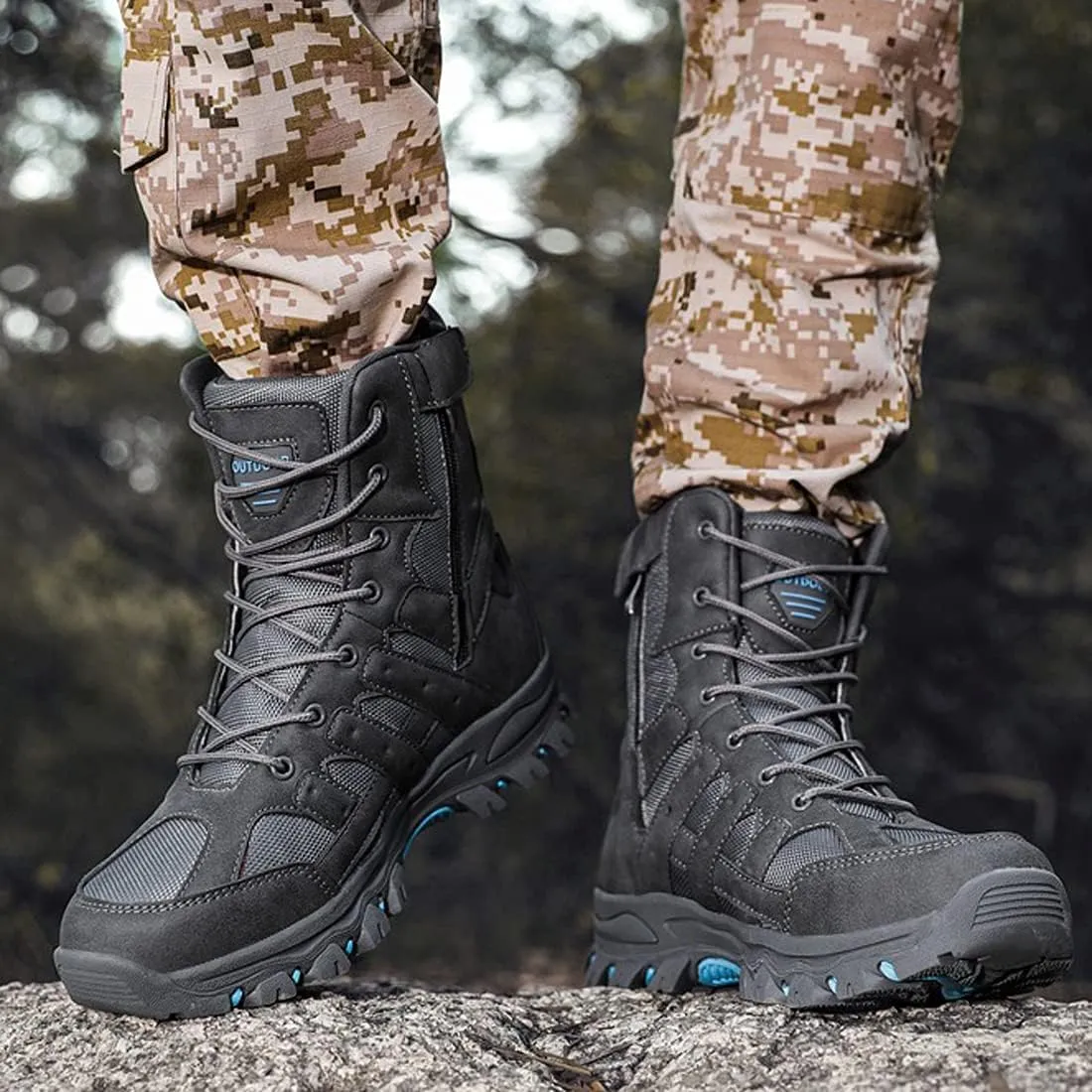Trail Running Boots Mens Walking Shoes Trekking Hiking Boots Lightweight Outdoor Hiking Shoes Walking Trainers Shoes