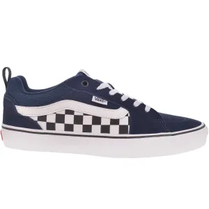 Vans Mens Filmore Checkered Trainers - Dress Blue