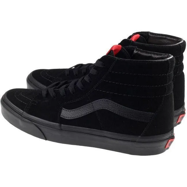 Vans Trainers Womens SK8 Hi Suede Black Black