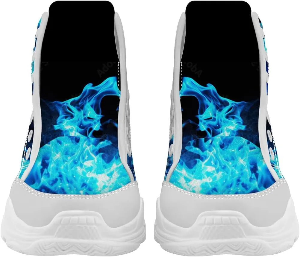 Wolf Shoes for Women Men High Top Canvas Sneakers Gifts for Him Her