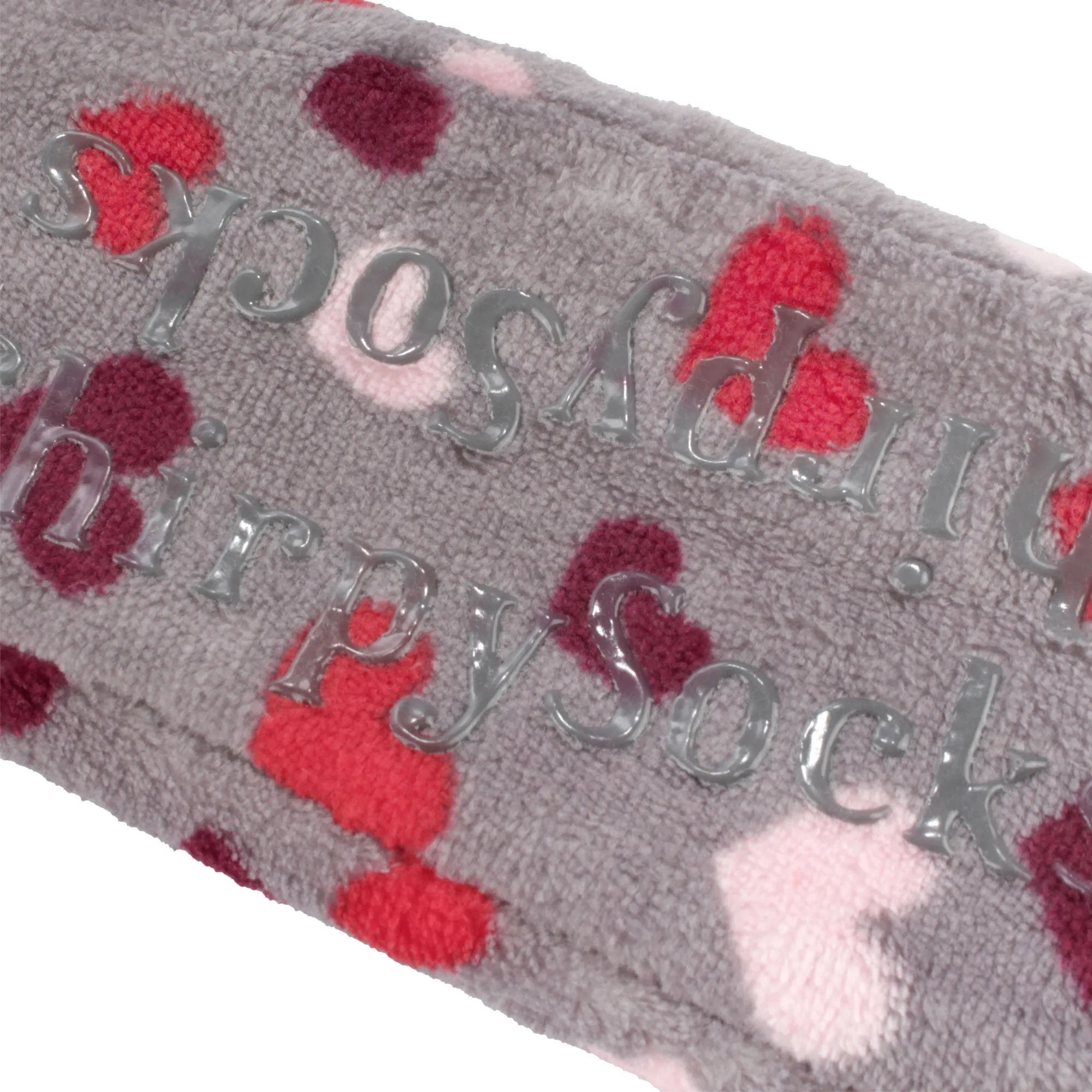 Women Soft Warm Cozy Fuzzy Furry Hearts Stripes Slippers Non-Slip Lined Socks, Assortments, 2 Pairs/3 Pairs