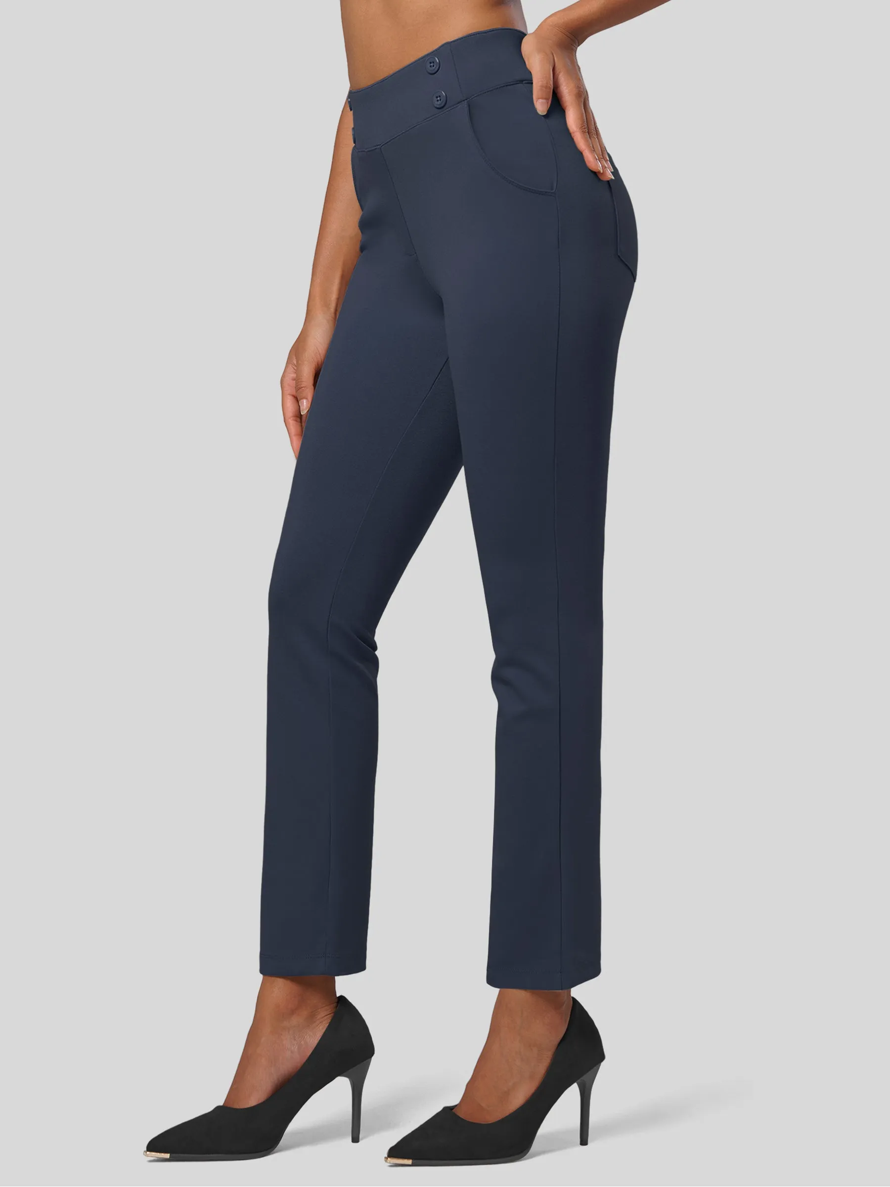 Women's Cropped Ankle Dress Pants