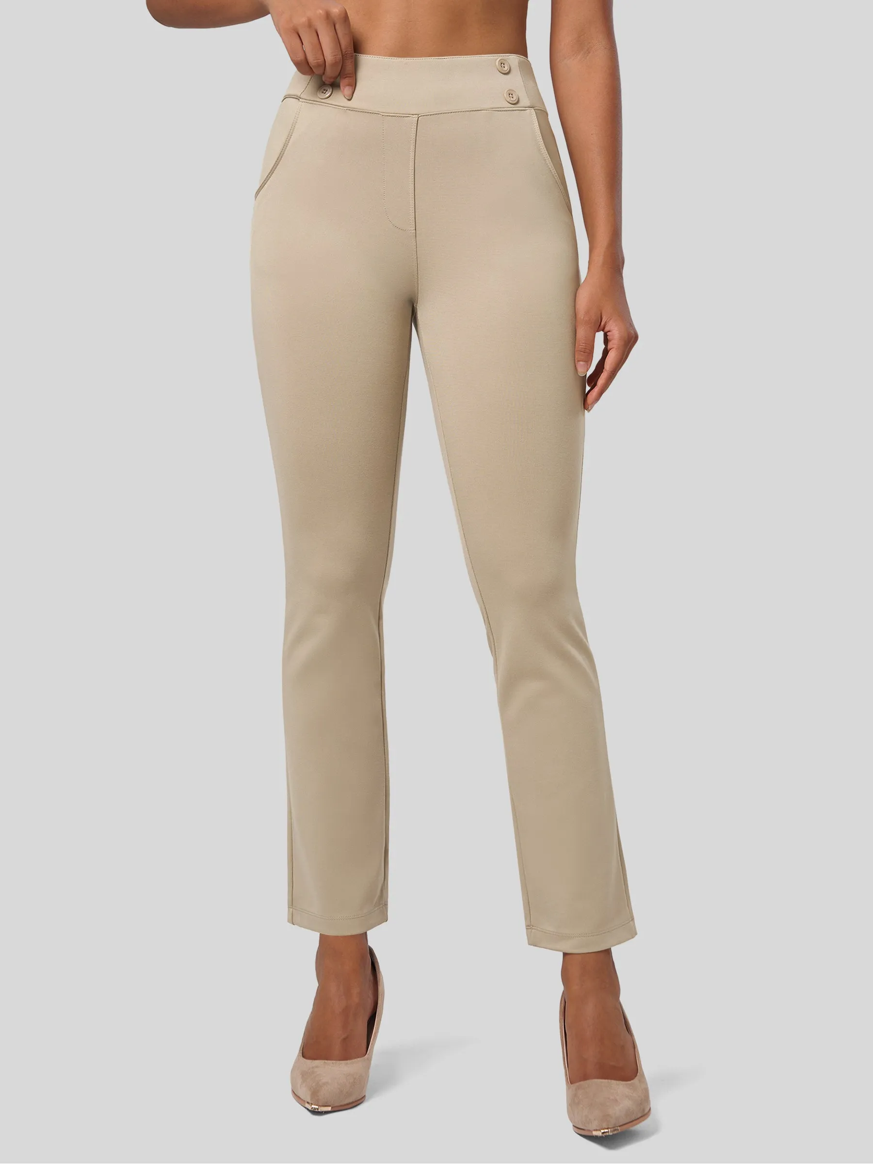 Women's Cropped Ankle Dress Pants