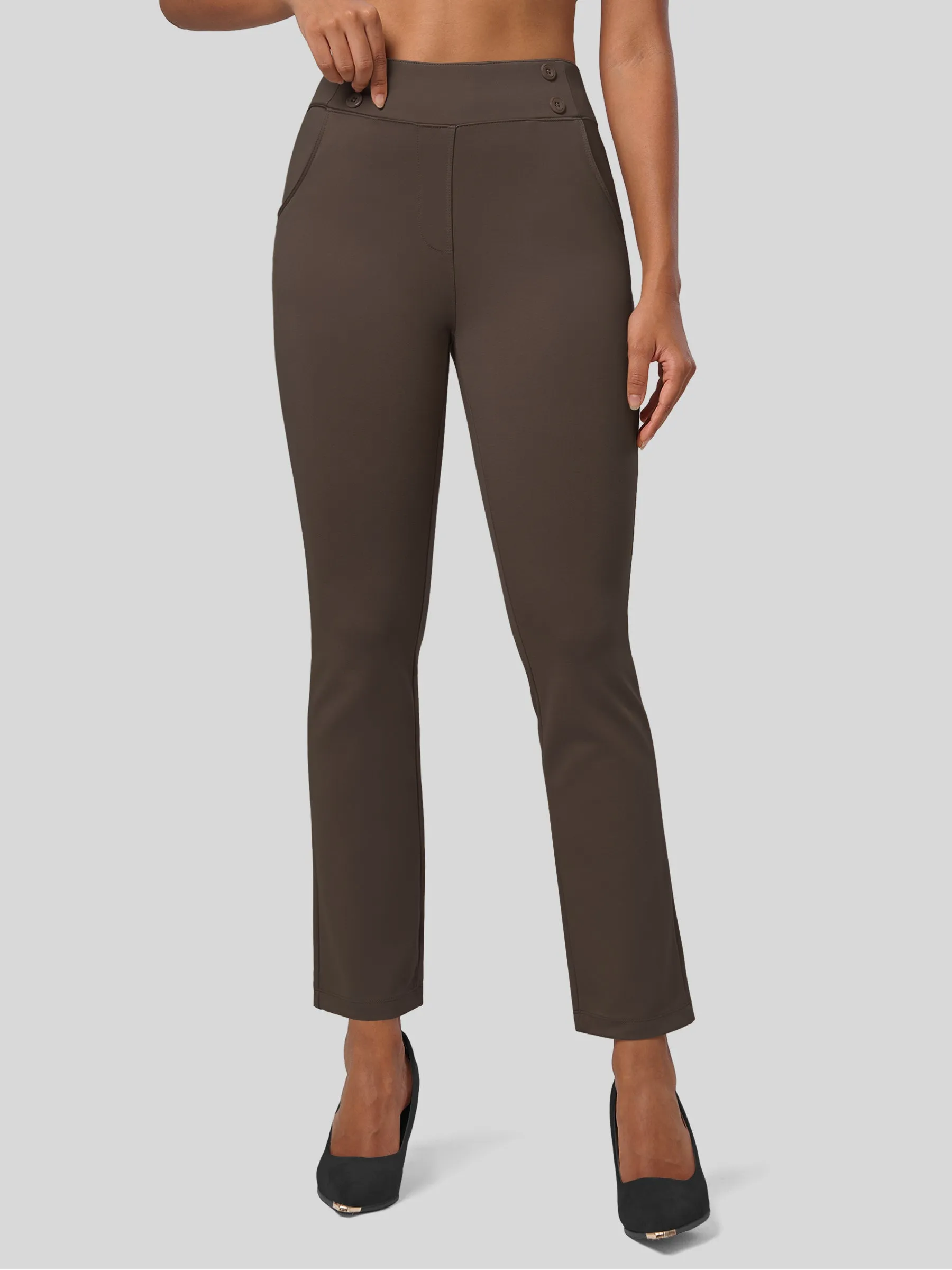 Women's Cropped Ankle Dress Pants