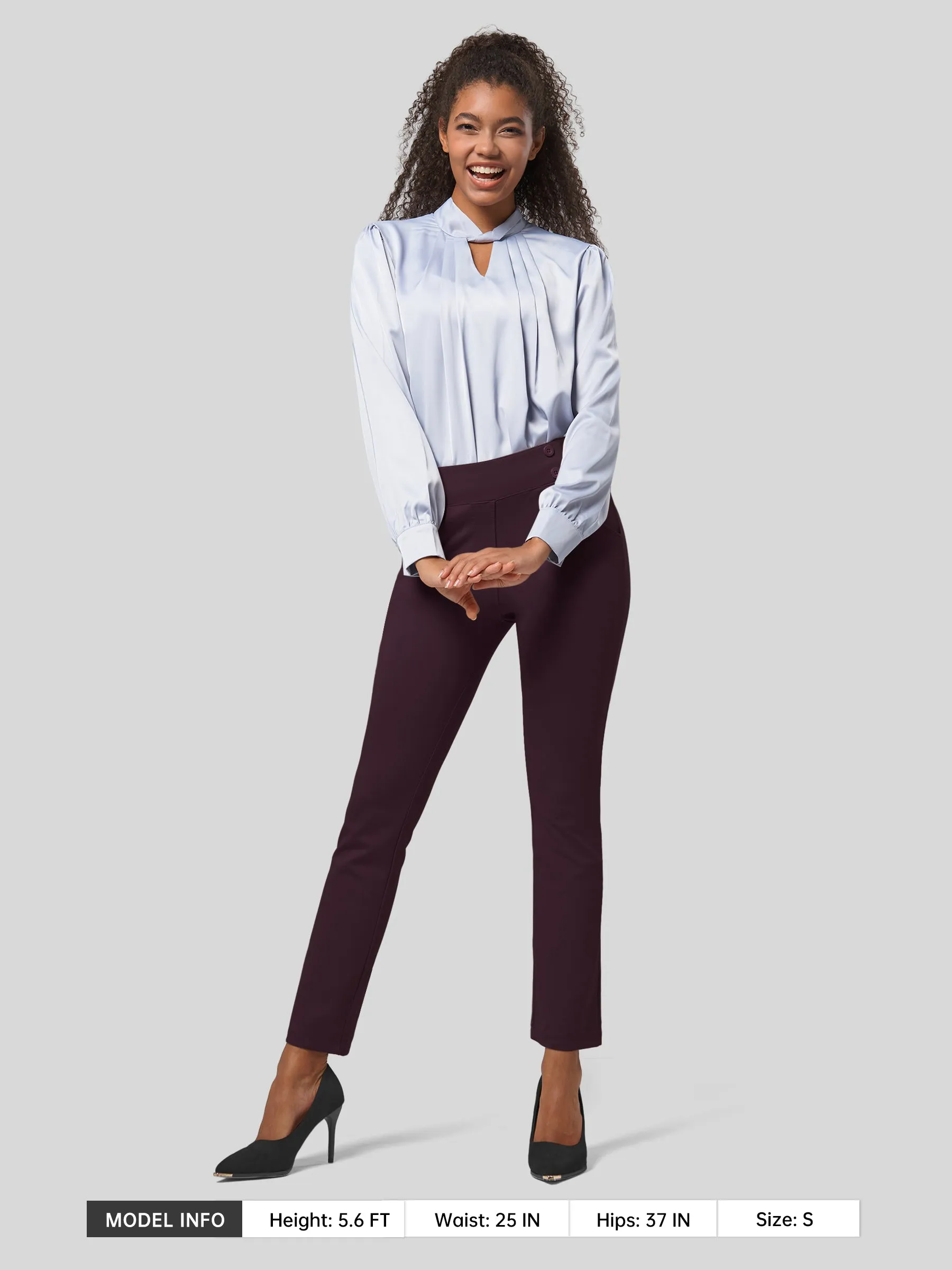 Women's Cropped Ankle Dress Pants