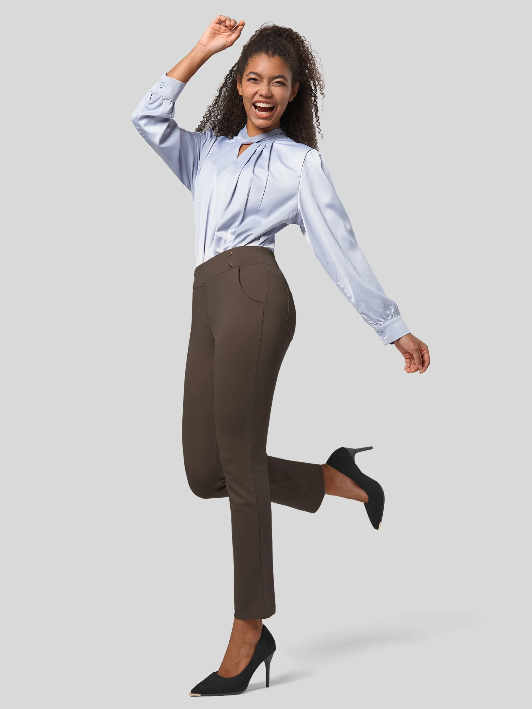 Women's Cropped Ankle Dress Pants