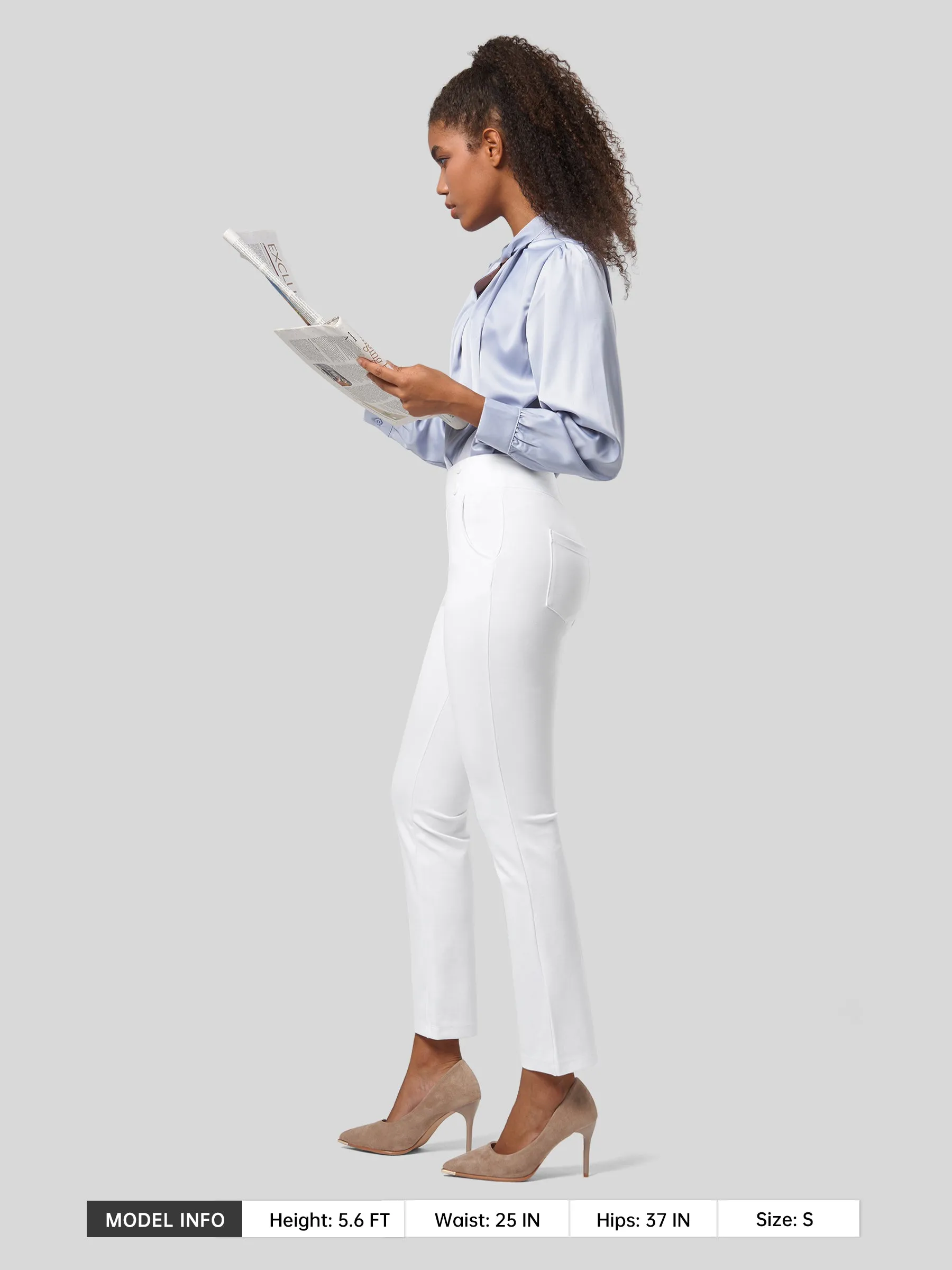 Women's Cropped Ankle Dress Pants