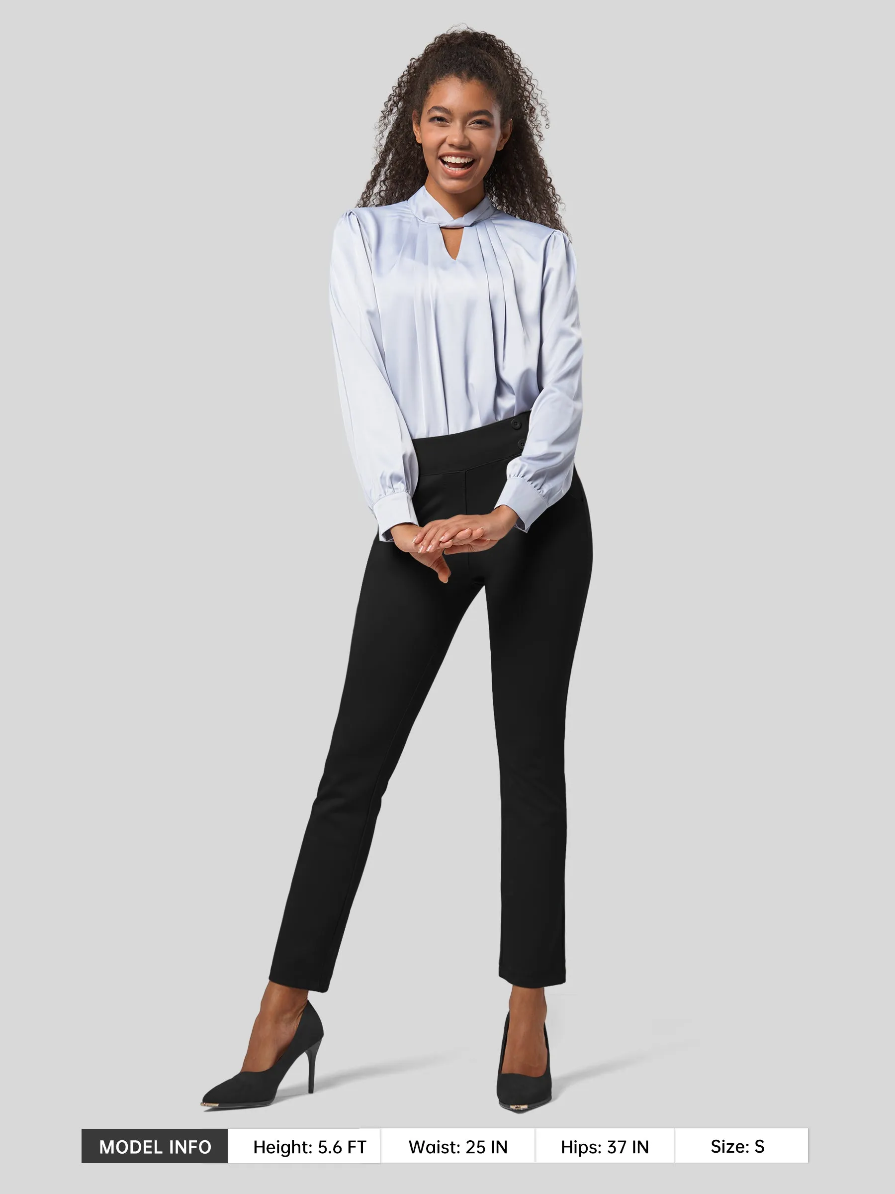 Women's Cropped Ankle Dress Pants