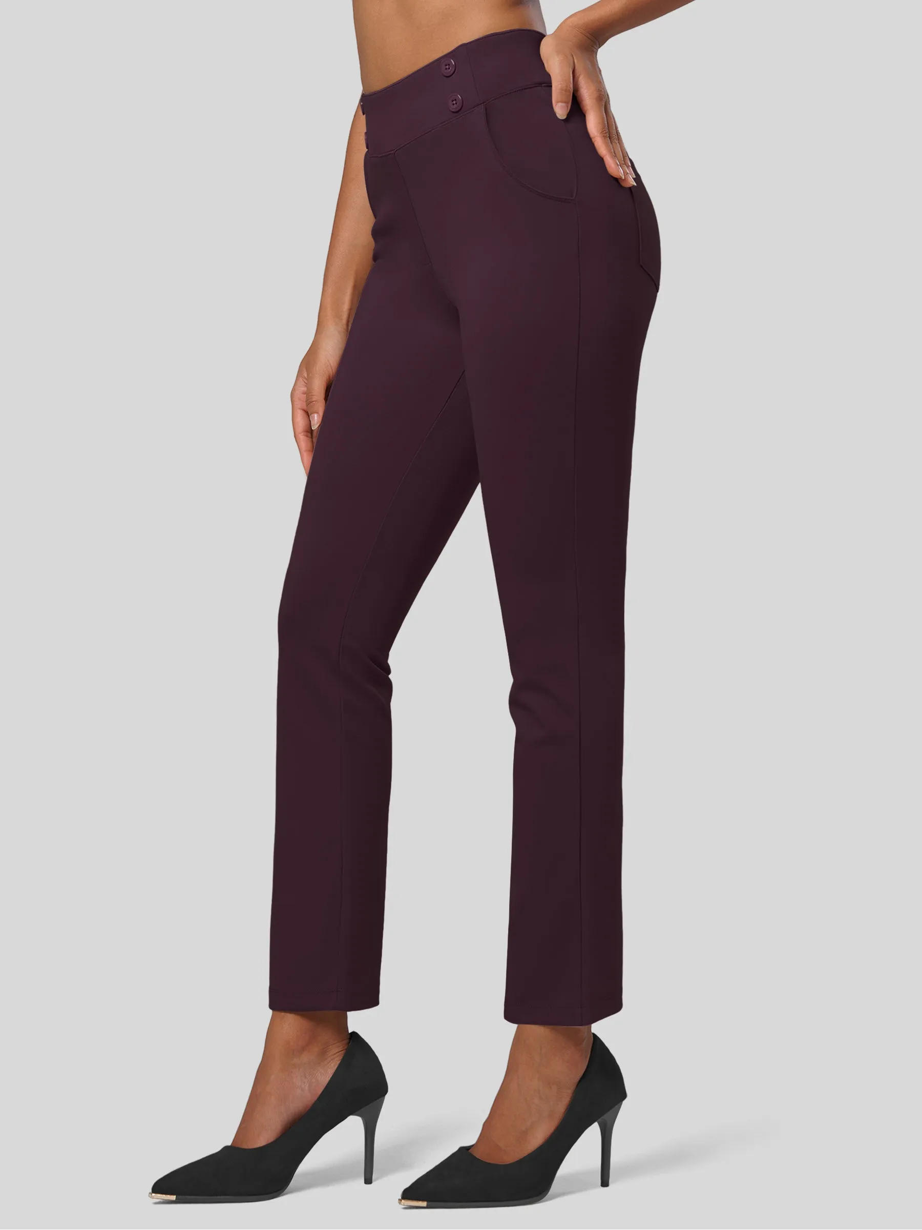 Women's Cropped Ankle Dress Pants