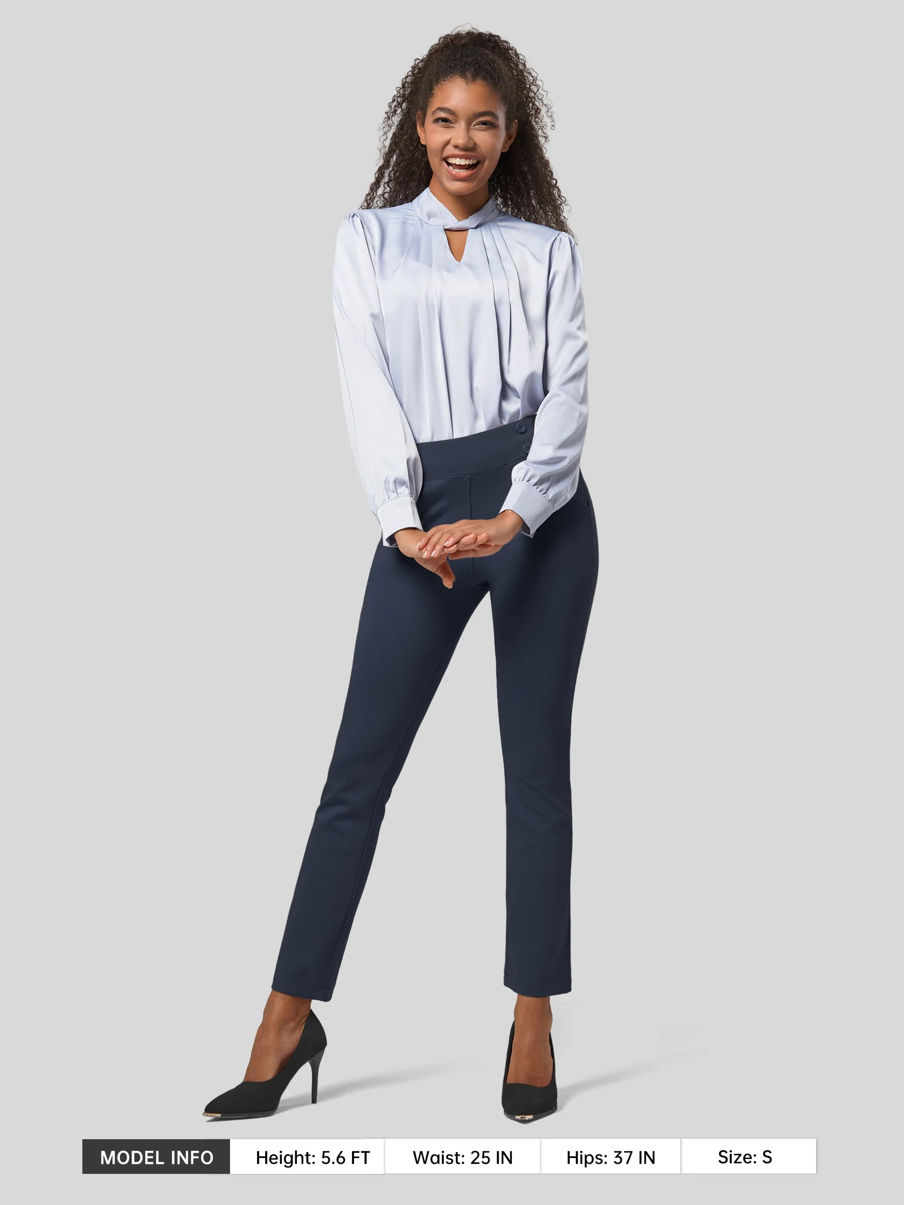 Women's Cropped Ankle Dress Pants