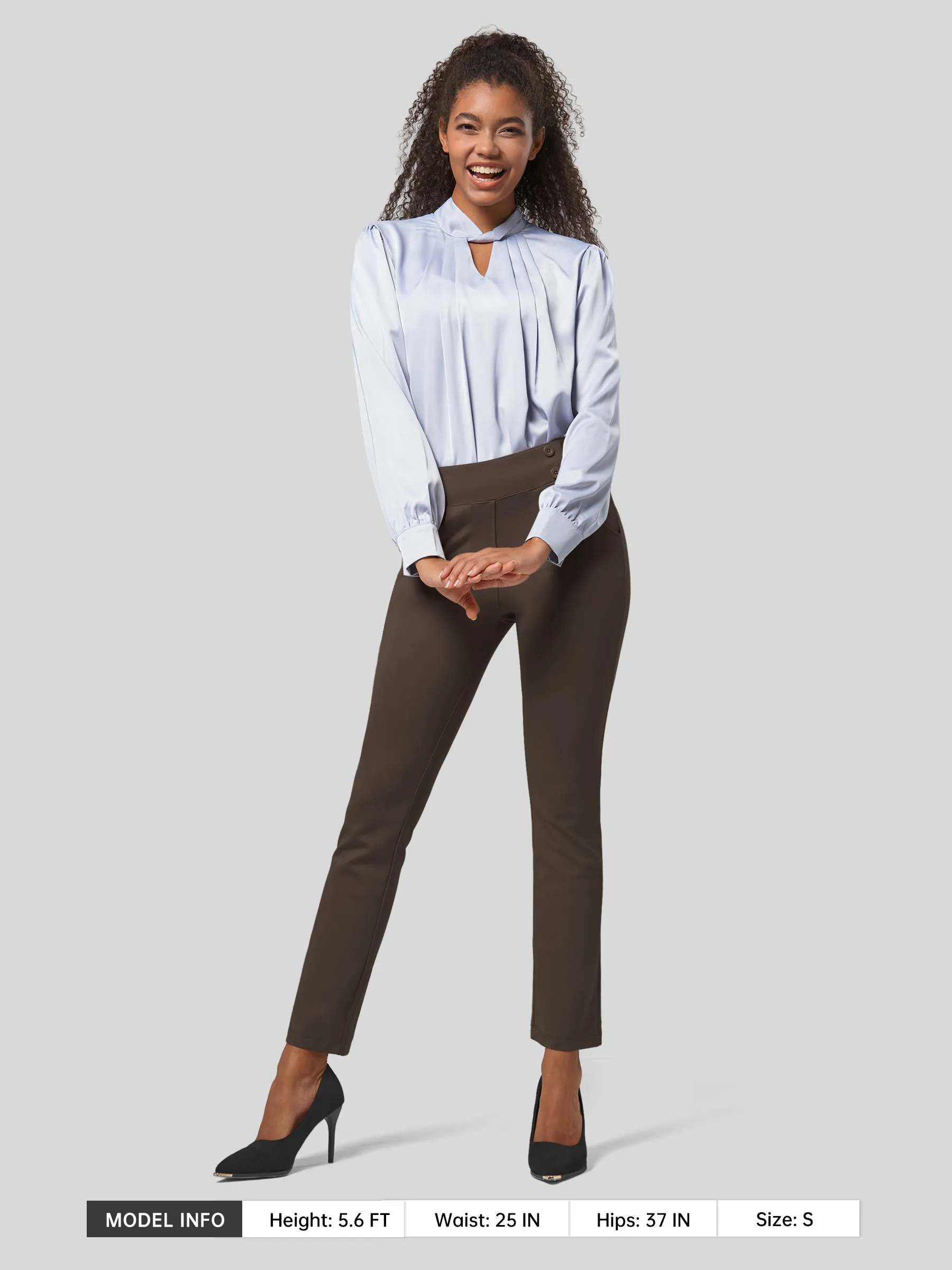 Women's Cropped Ankle Dress Pants