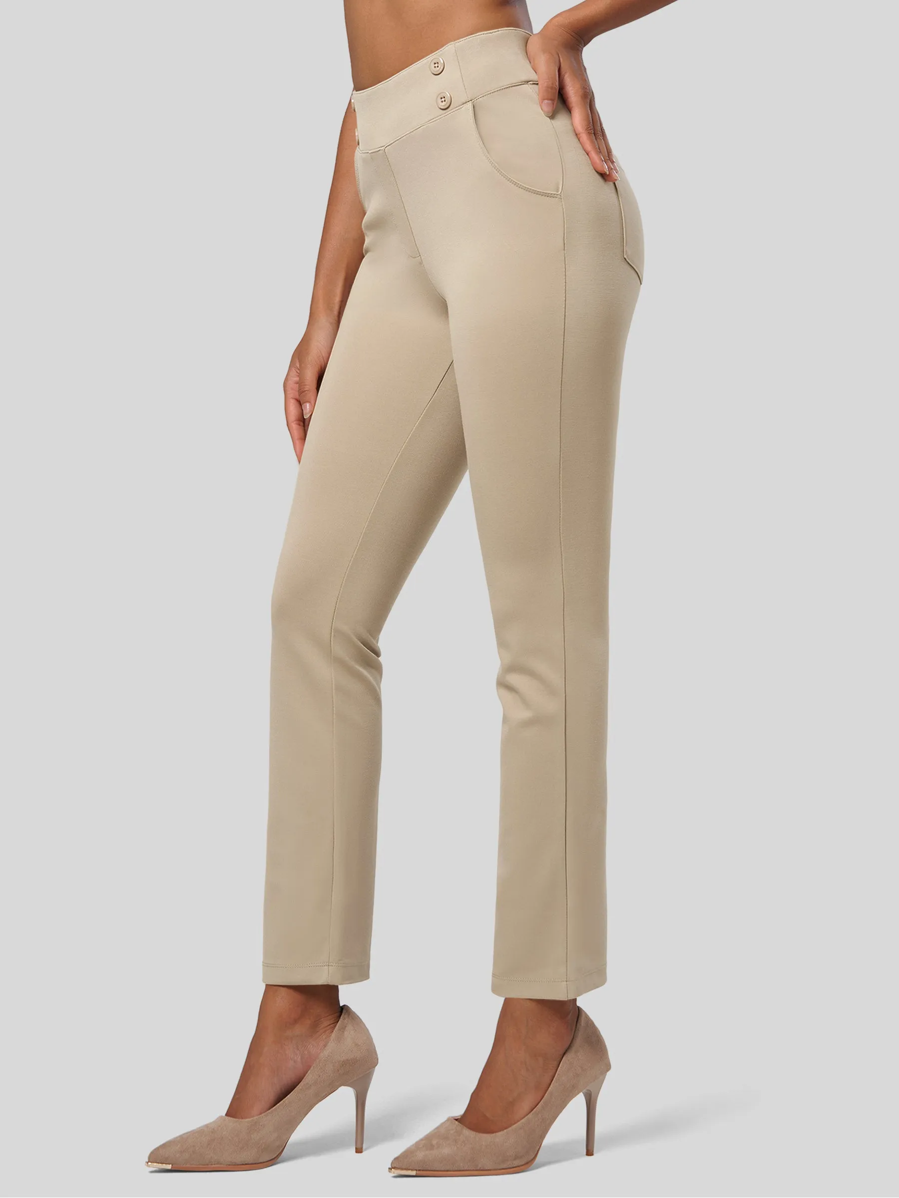 Women's Cropped Ankle Dress Pants