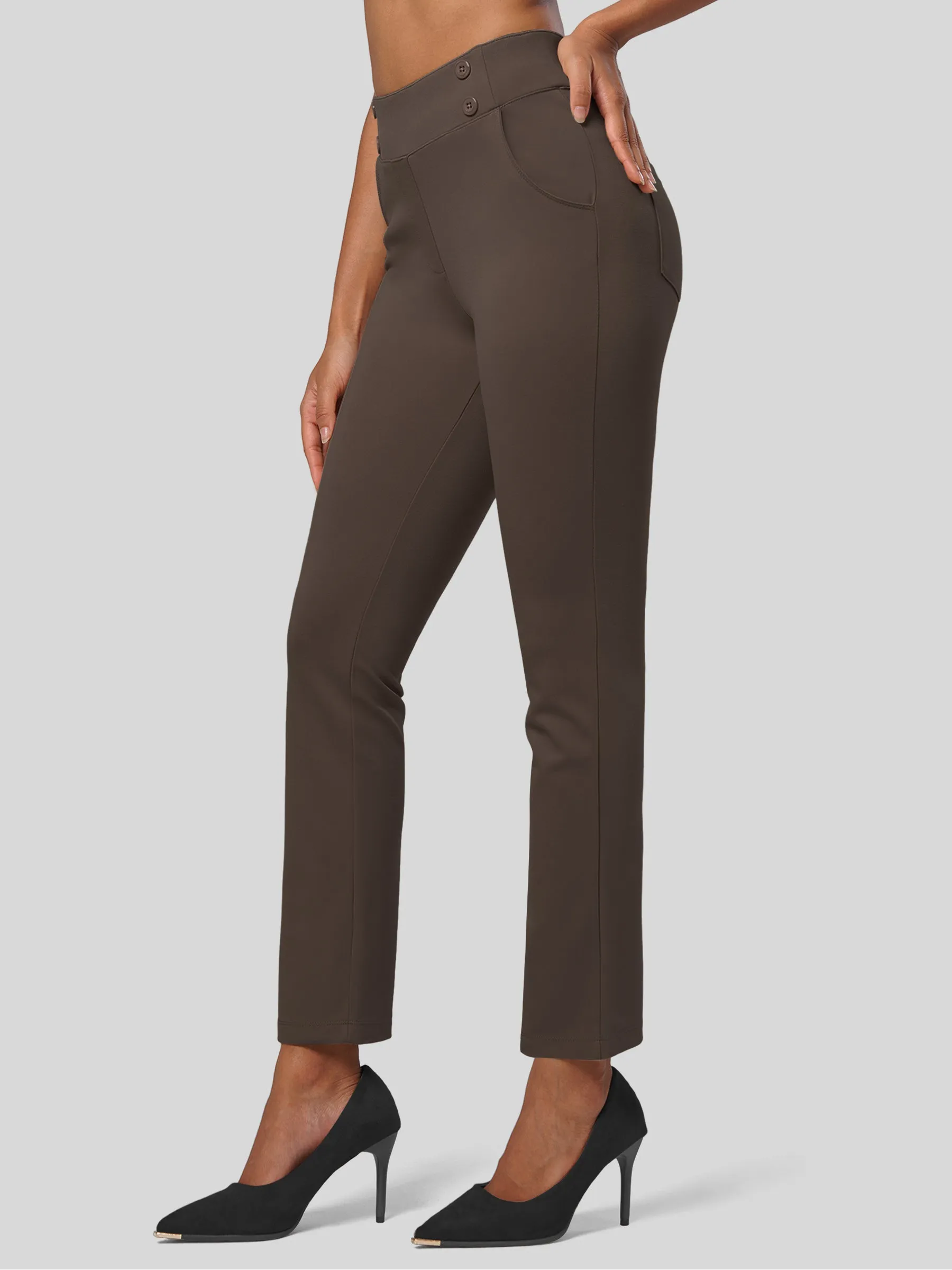 Women's Cropped Ankle Dress Pants