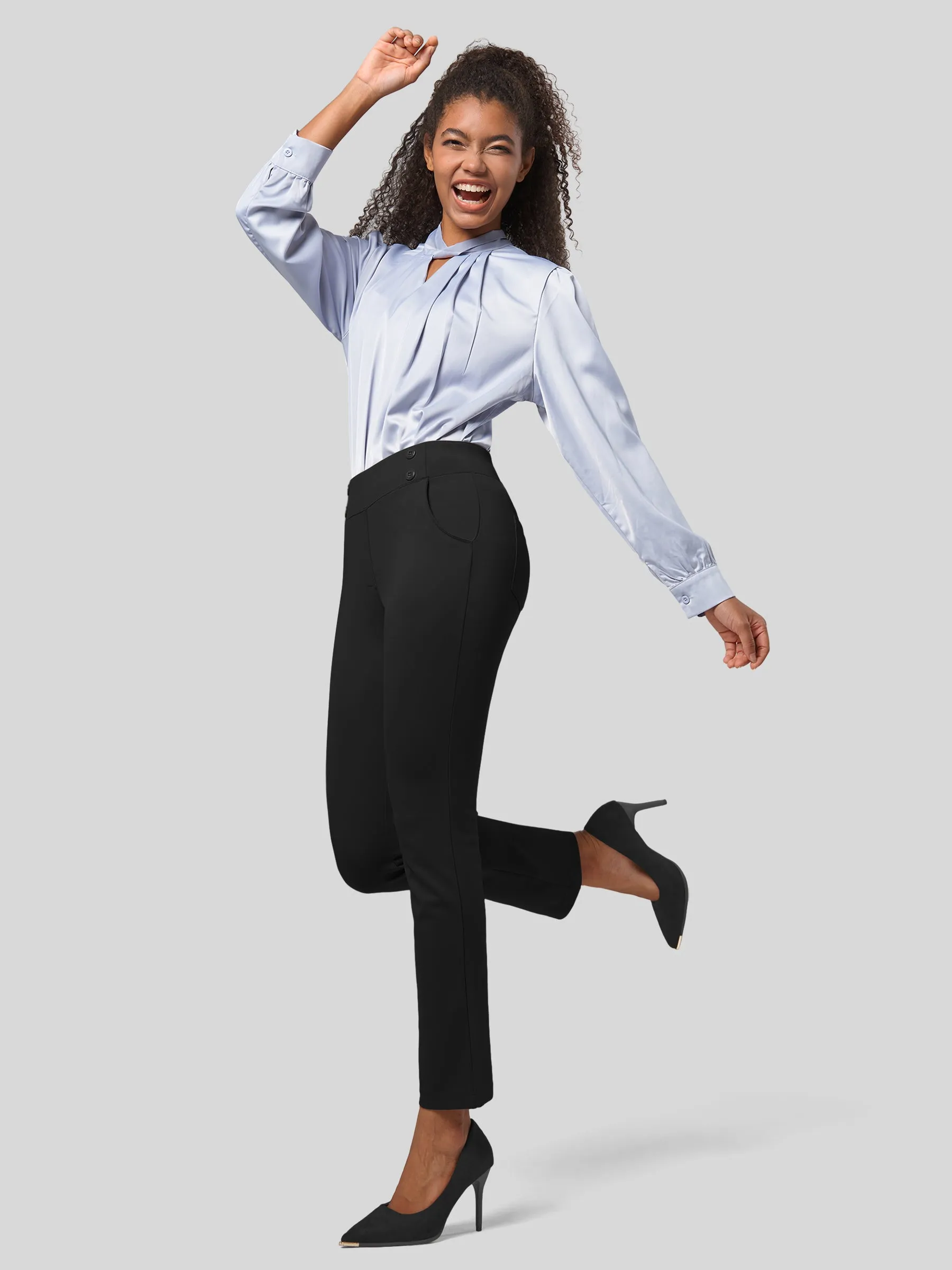 Women's Cropped Ankle Dress Pants