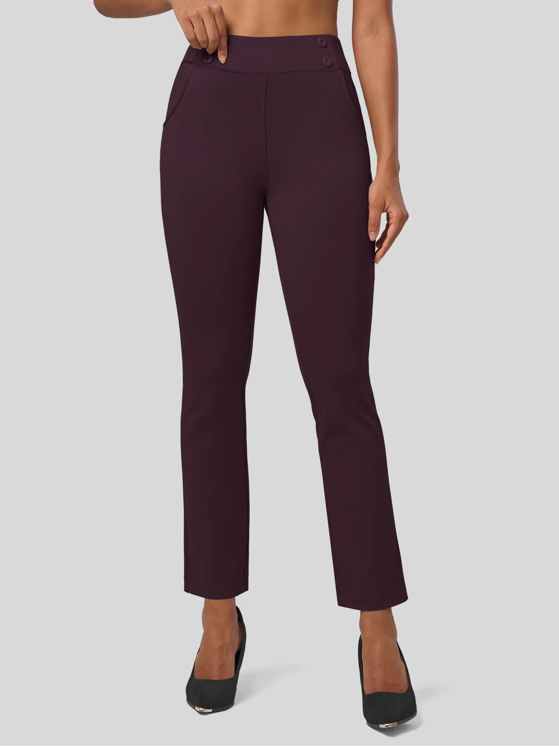 Women's Cropped Ankle Dress Pants