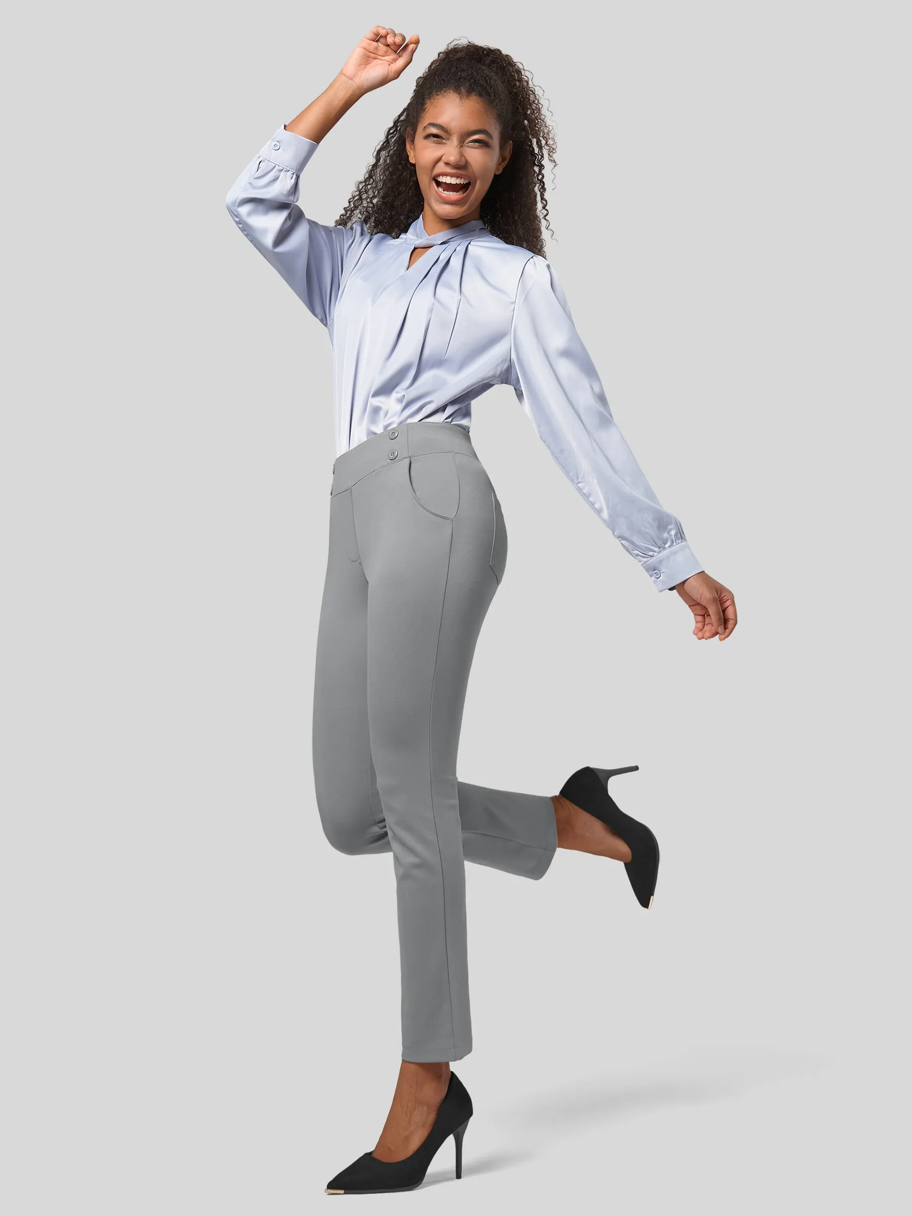 Women's Cropped Ankle Dress Pants