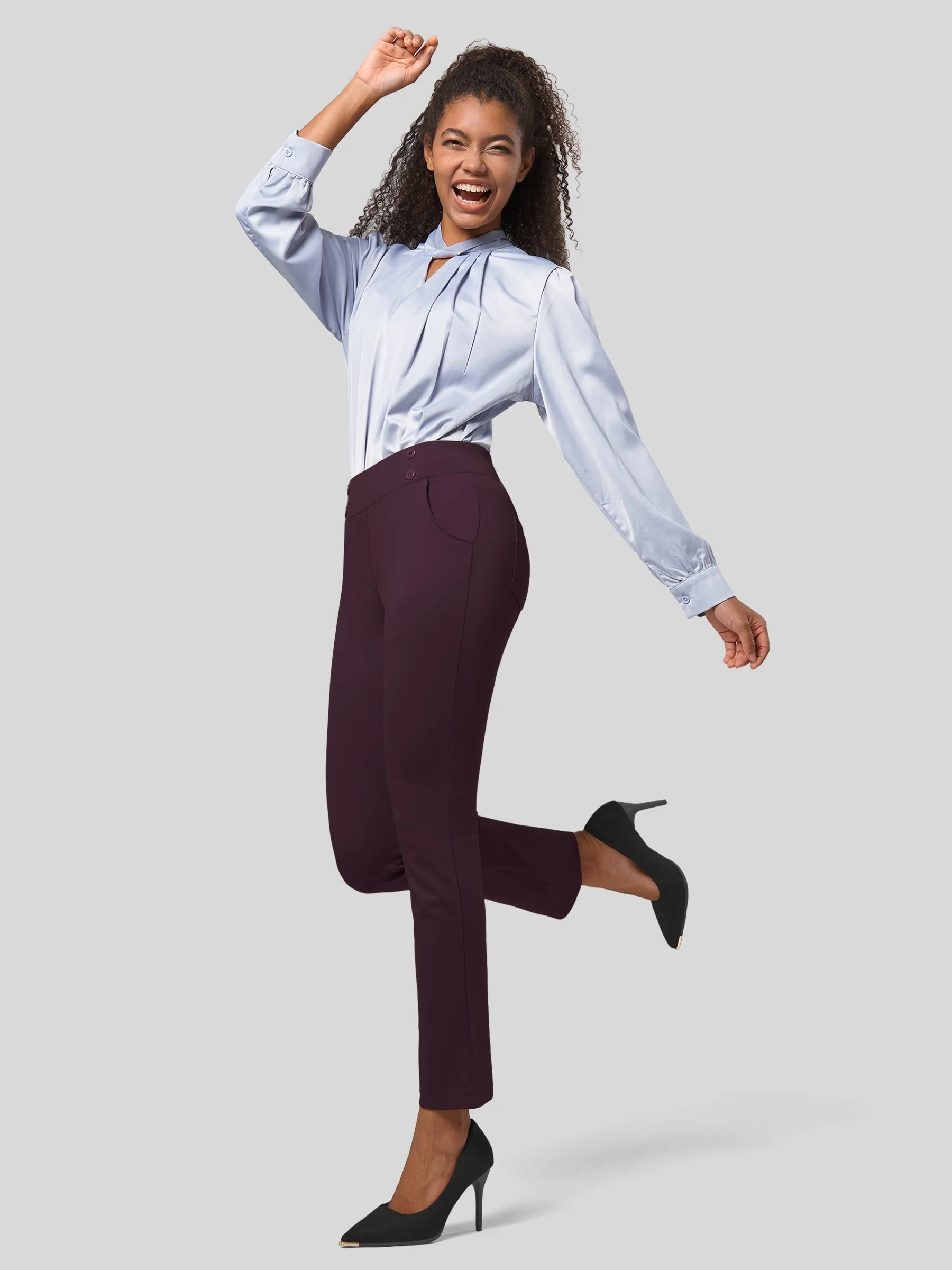 Women's Cropped Ankle Dress Pants