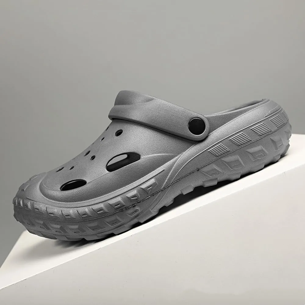 Womens Mens Garden Clogs Shoes with Arch Support Thick Sole Unisex Lightweight Quick-Dry Comfort Slip-on Water Shoes Outdoor Beach Slippers Sandals
