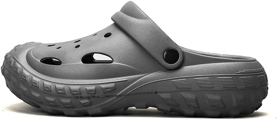 Womens Mens Garden Clogs Shoes with Arch Support Thick Sole Unisex Lightweight Quick-Dry Comfort Slip-on Water Shoes Outdoor Beach Slippers Sandals