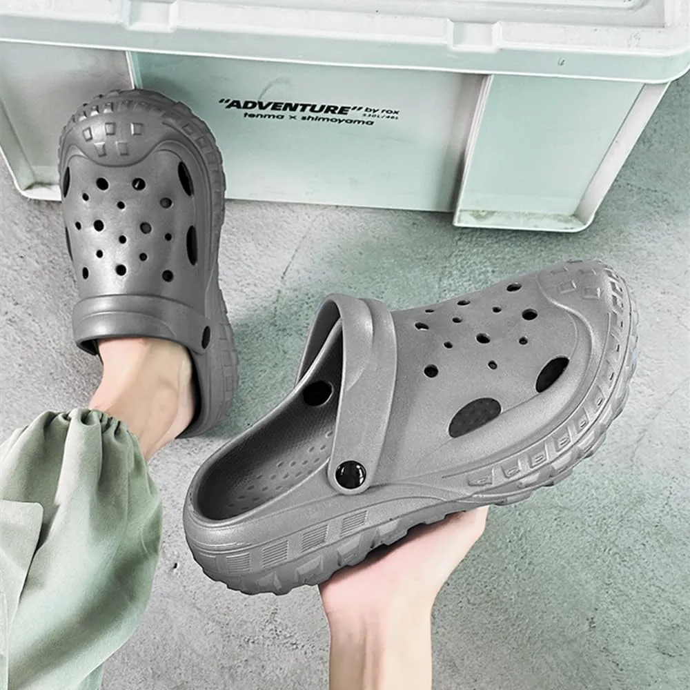 Womens Mens Garden Clogs Shoes with Arch Support Thick Sole Unisex Lightweight Quick-Dry Comfort Slip-on Water Shoes Outdoor Beach Slippers Sandals