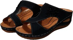 Womens Sandals Comfortable Support Orthopedic Slippers Slides Plantar Fasciitis Dressy Summer Casual Orthotic Flip Flops 2024