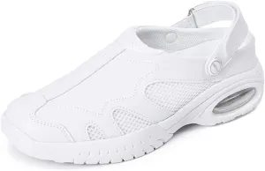 Women's White Nurse Shoes Lightweight Soft Outsole Breathable Non Slip Dual Purpose Unisex